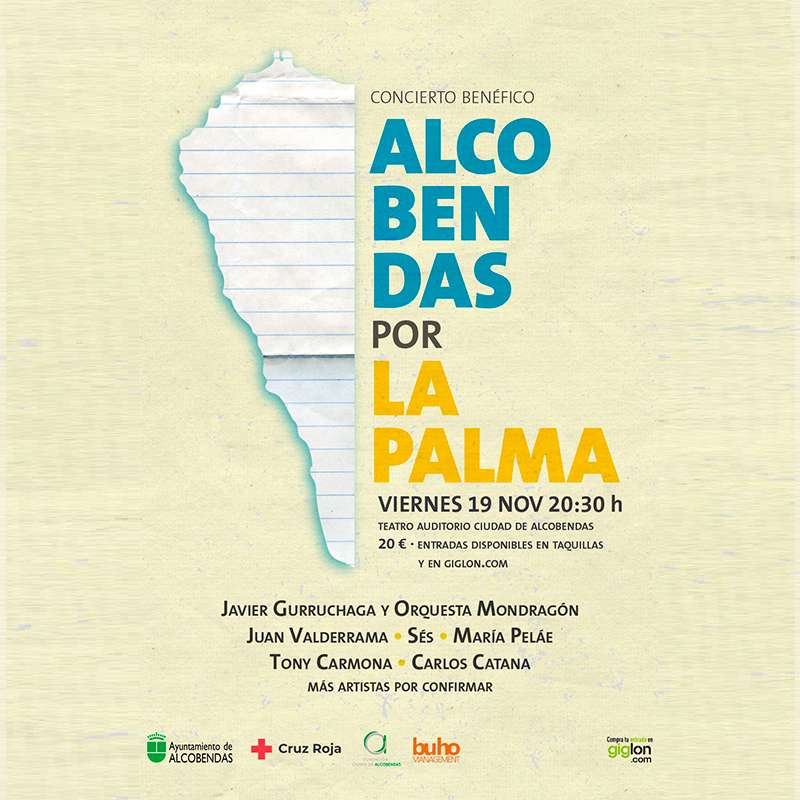 Juan Valderrama actuará en el concierto benéfico Alcobendas por La Palma